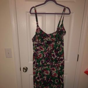 Torrid floral high low dress